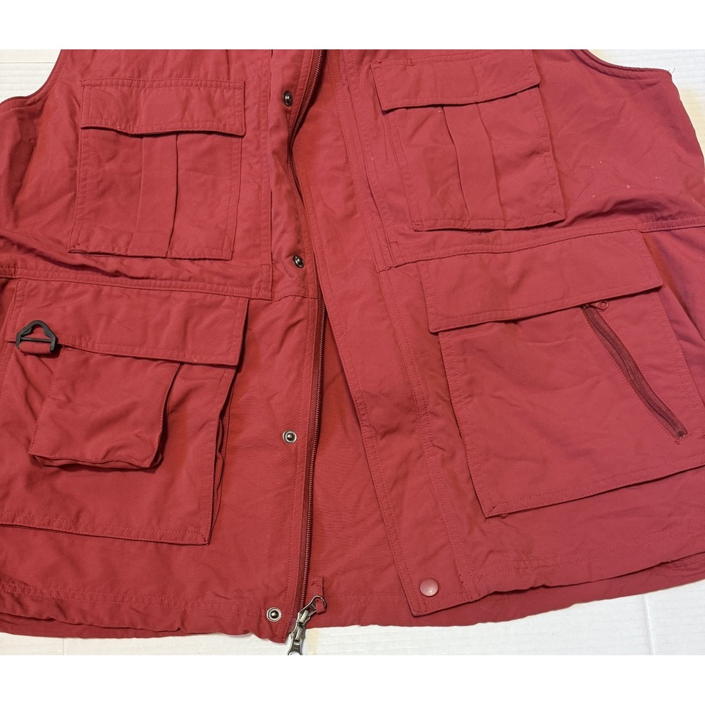 TRAVEL SMITH - Men's Zip Snap Safari Fishing Photography Vest - 2X-Large - XXL - Picture 4 of 7